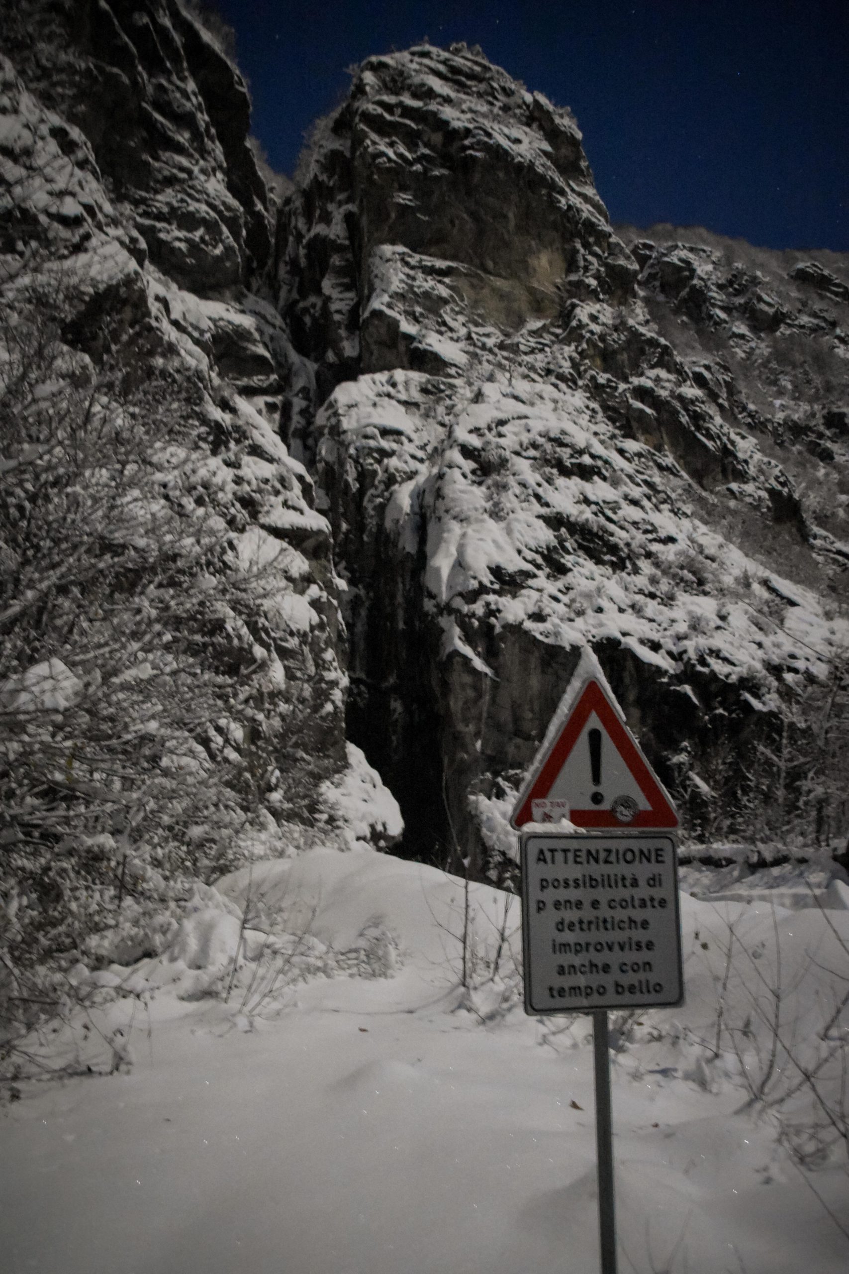 Cascata notturna