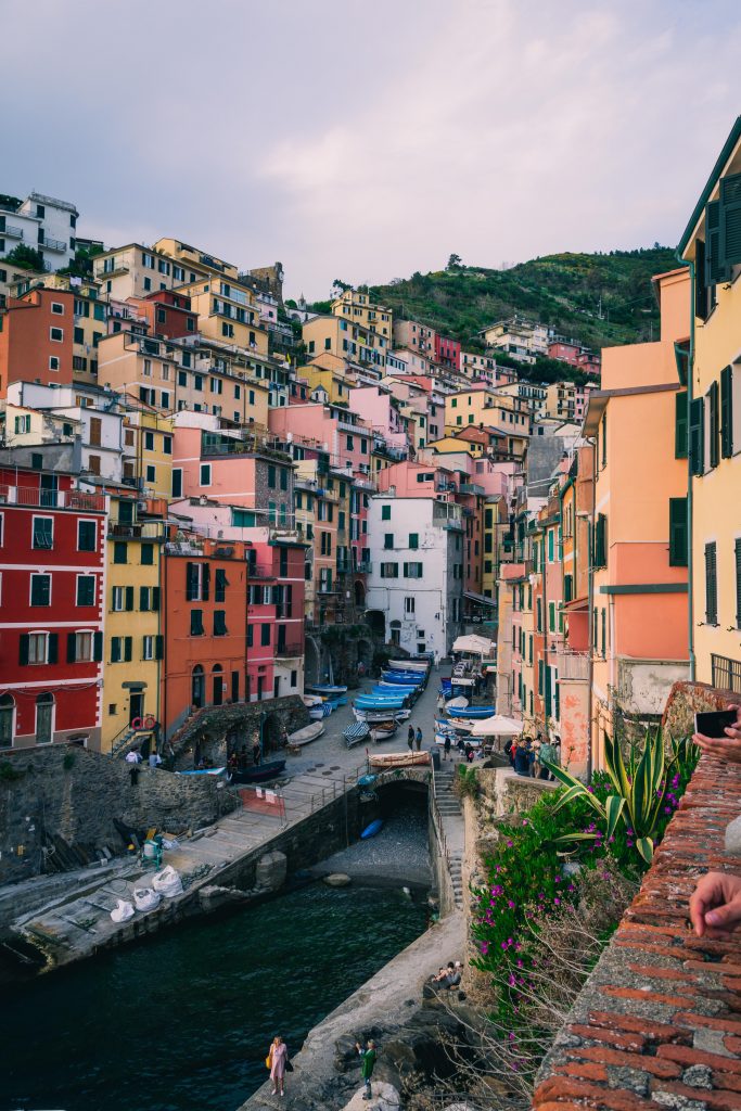 a view on Riomaggiore 
